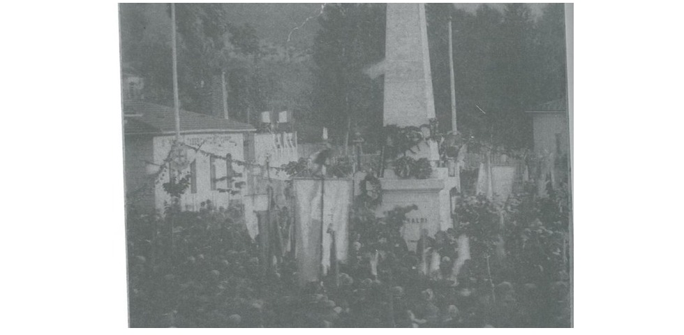 1 Giugno inaugurazione monumento a Garibaldi