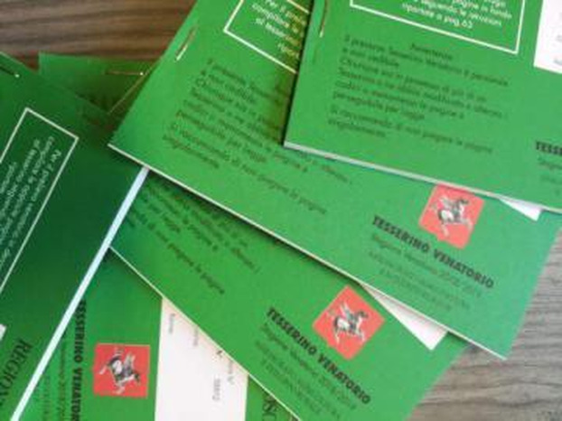 Consegna tesserini venatori - nuove modalità di consegna