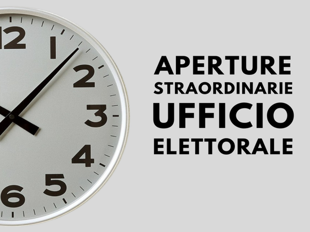 Apertura straordinaria Ufficio Elettorale