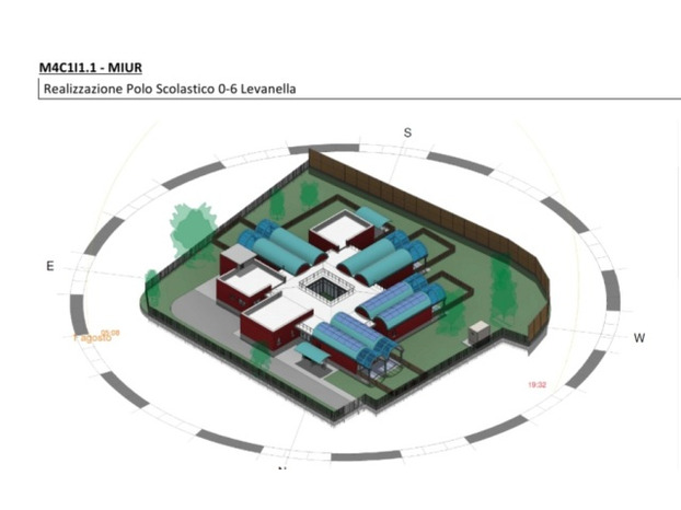 Pubblicata la gara per realizzare il "Nuovo polo scolastico dell'infanzia di Levanella"