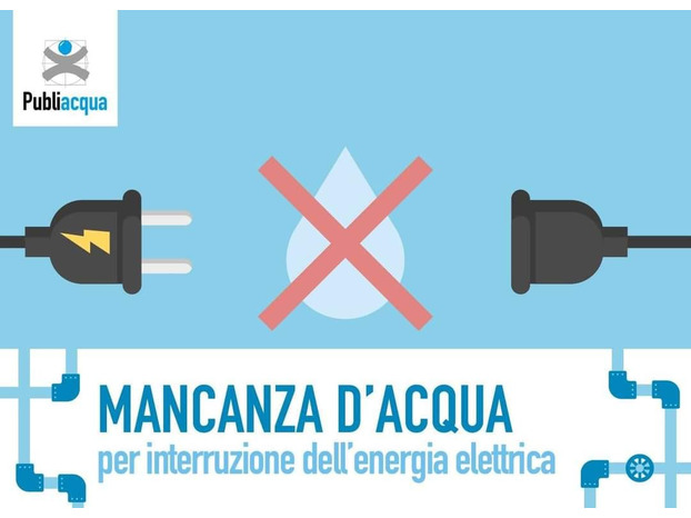 Mancanze d'acqua e abbassamenti di pressione in alcune zone della città venerdì 20 ottobre