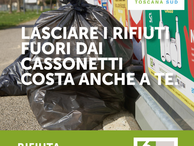 "Rifiuta le cattive abitudini" - Montevarchi aderisce alla campagna di Sei Toscana
